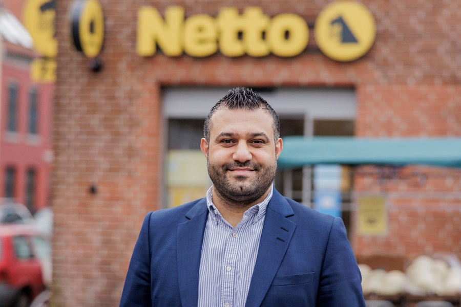 Braw Bakir er salgsdirektør for 525 Netto-butikker
