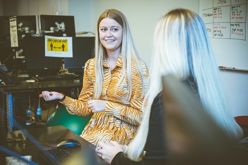 Sofie Bygsø-Petersen er ung leder hos SOS International