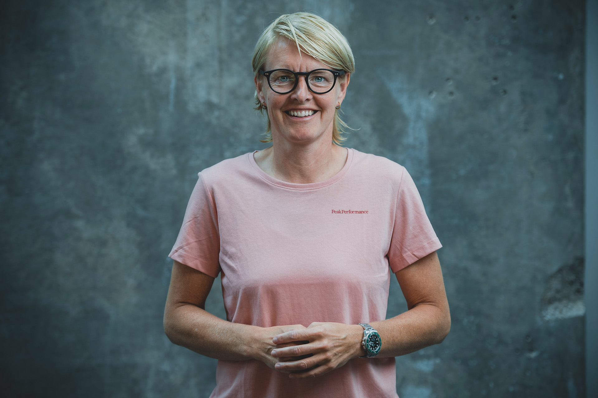 Portrætbillede af smilende Camilla Andersen