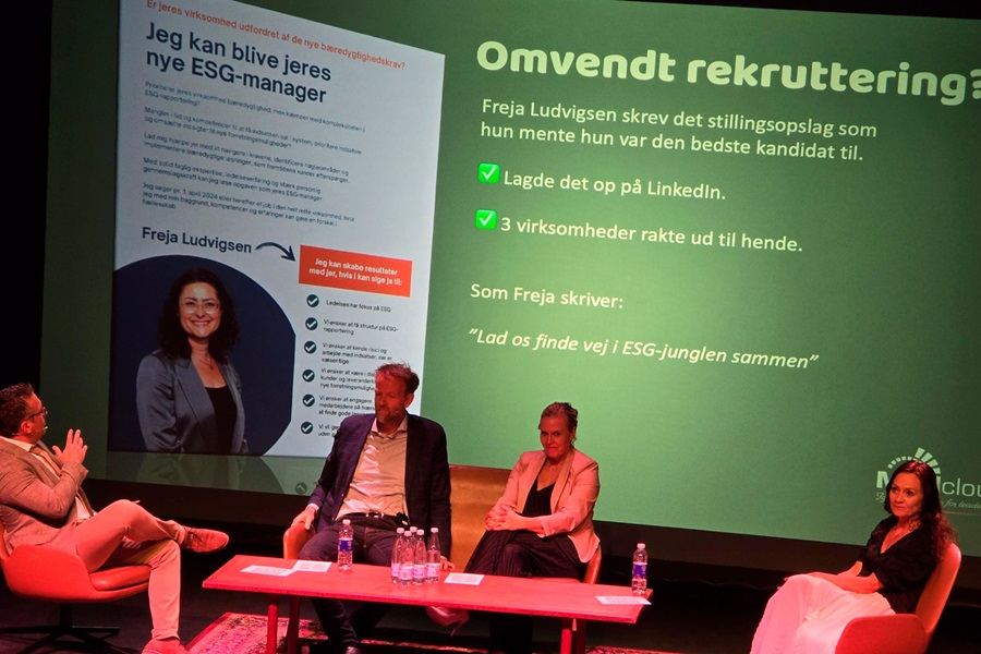 Freja Ludvigsens metode blev nævnt som case til arrangementet Kaffe og Ledelse på Bremen Teater i 2024 