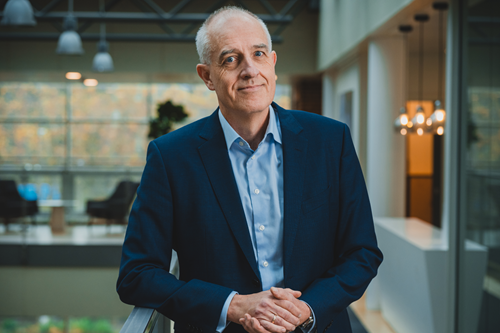 Jens Højgaard Christoffersen smiler