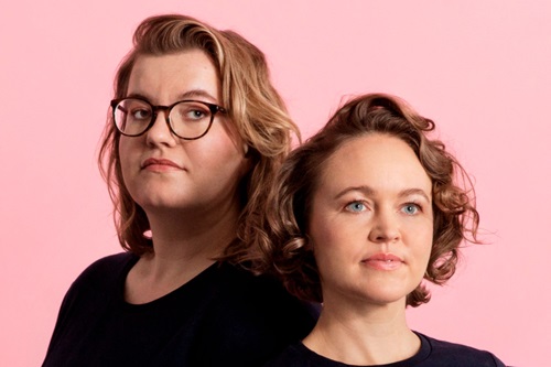 Rikke Østergaard og Naja Lind fra podcasten Karrierekvinder