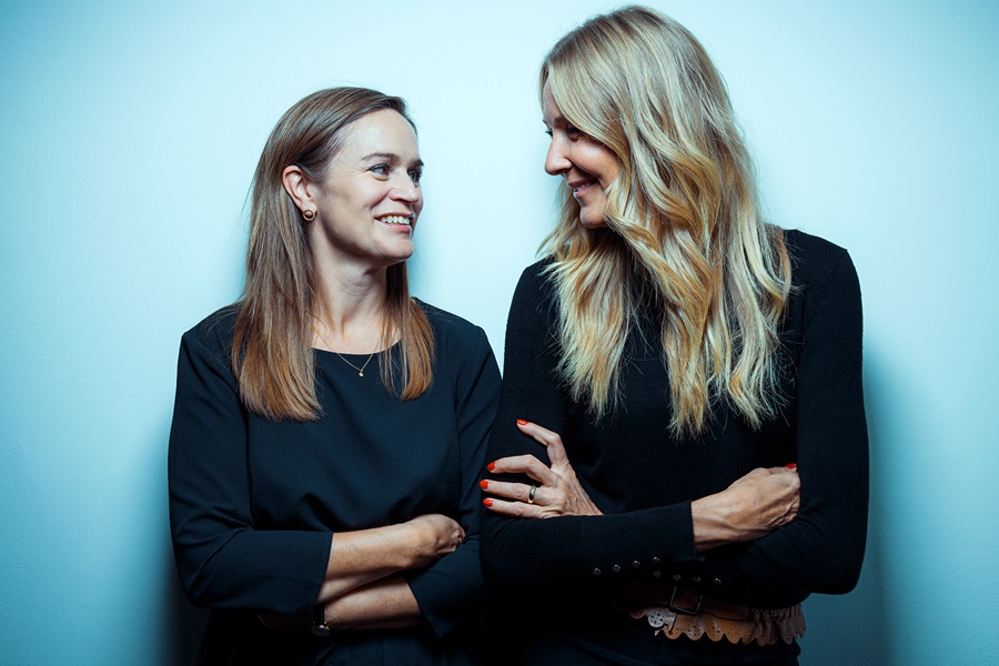 Louise Dinesen & Vibeke Lunding Gregersen er værter på podcasten Lederhjerne