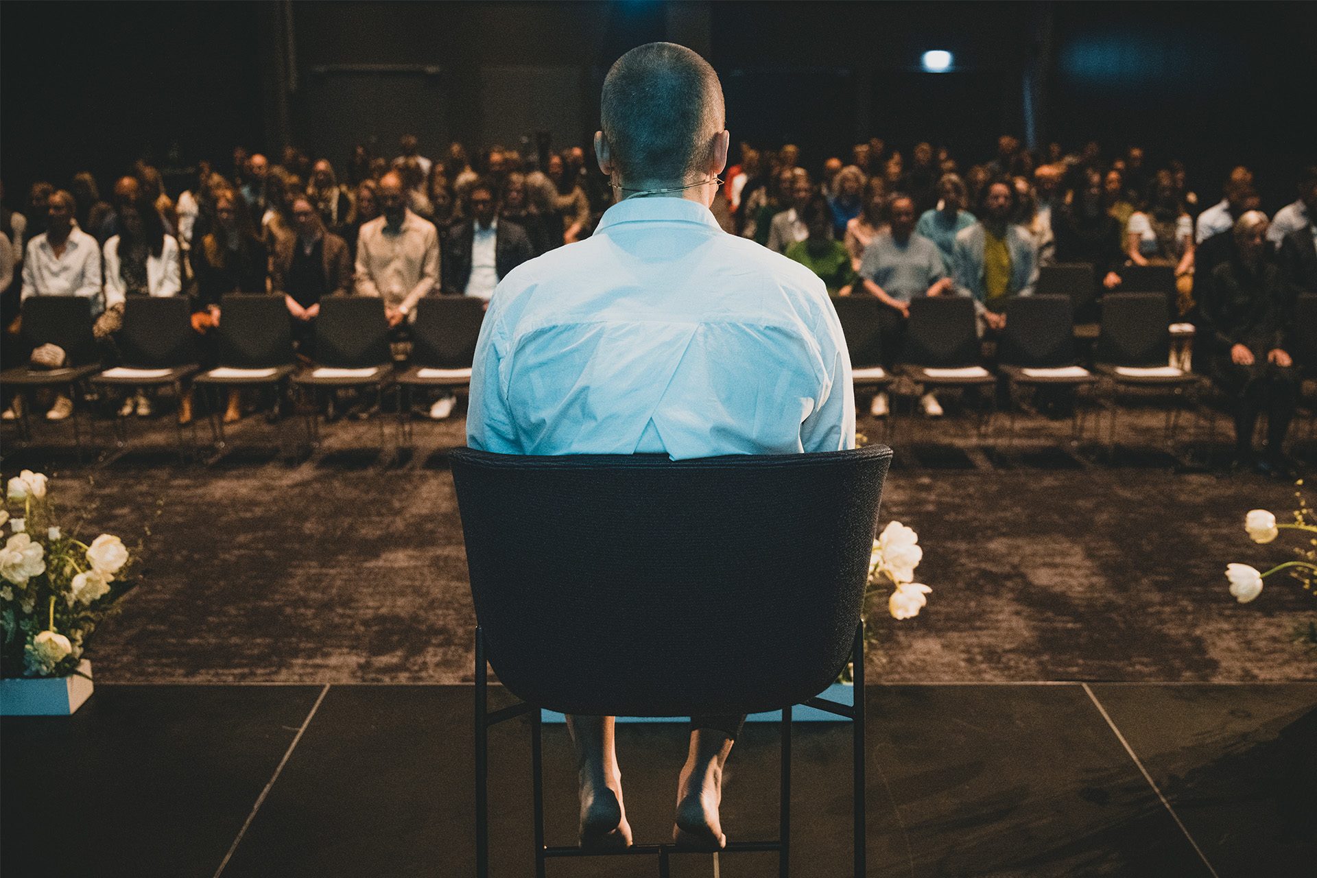 Marie Kronquist foran publikum