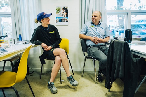 Martin Skou Heidemann og medarbejder Sidsel Boet