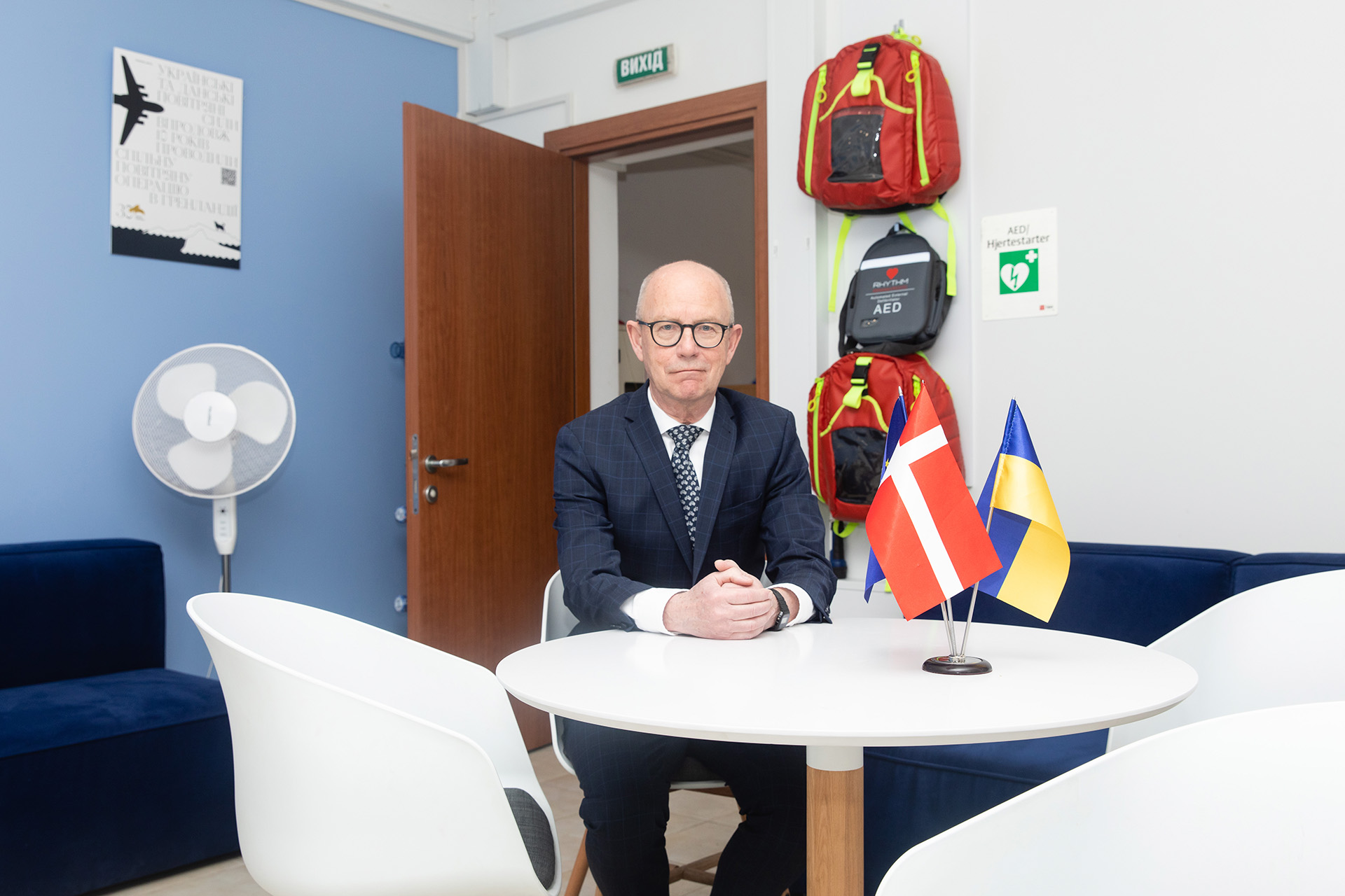 Ole Egberg Mikkelsen sidder på sit kontor