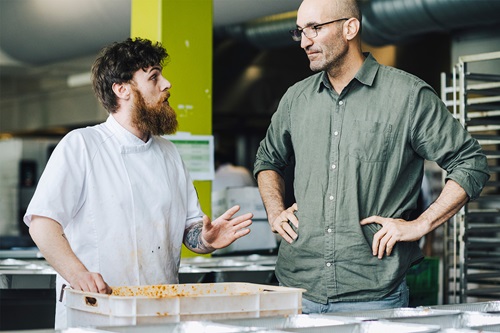 Ronny Saul og kok Martin Eriksen