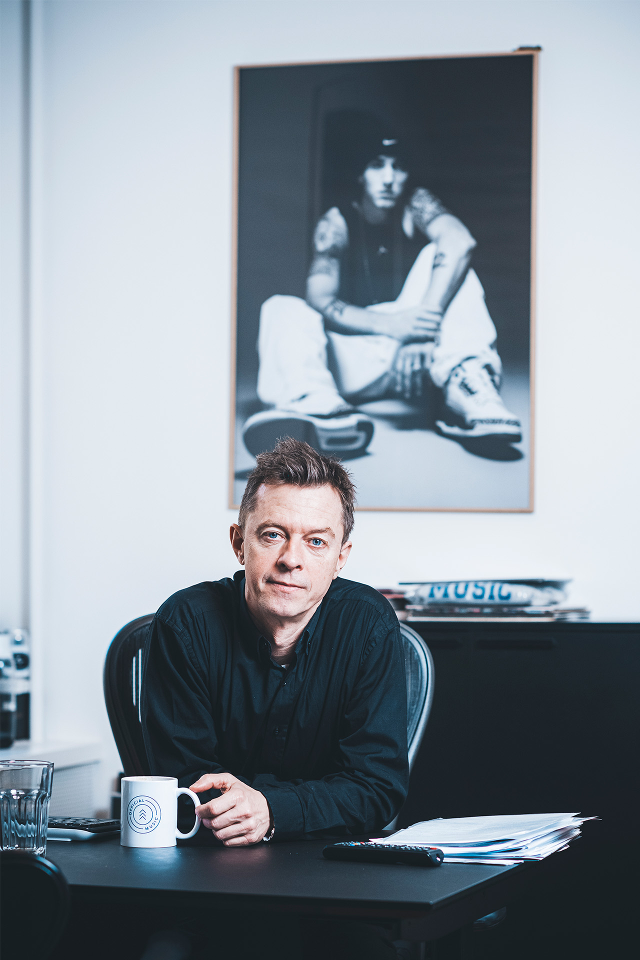 Casper Bengtson ved sit skrivebord