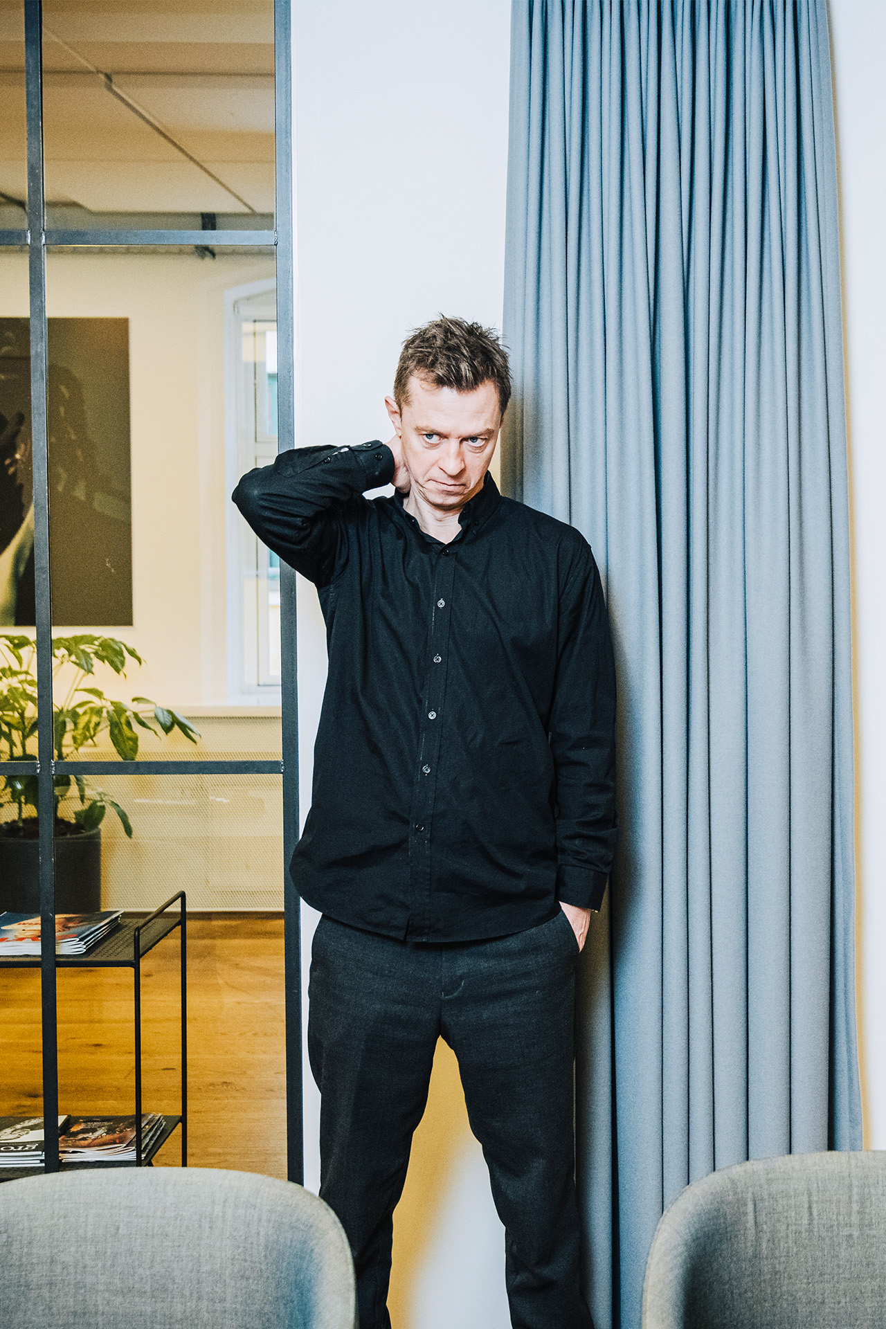 Casper Bengtson på Universals kontor