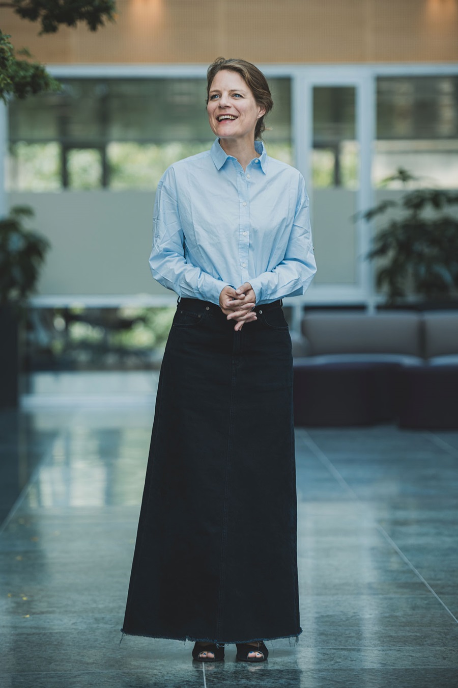 Johanne Schmidt-Nielsen griner