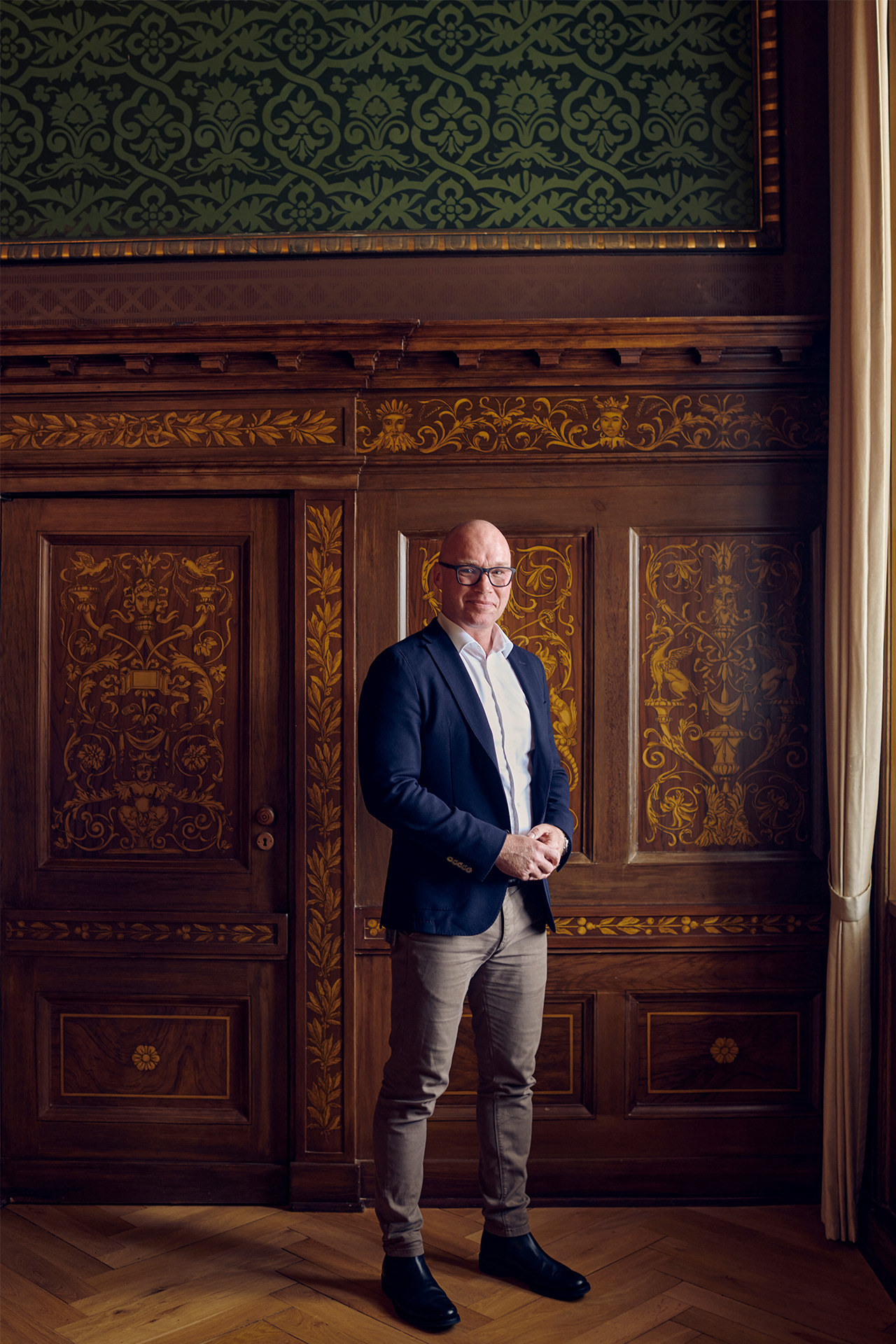 Torben Schmidt-Jensen på Danske Banks kontorer