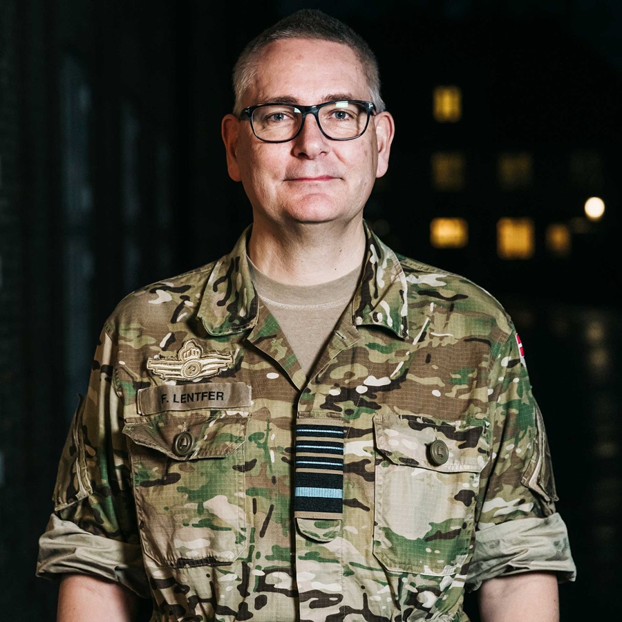 Forsvarschef Flemming Lentfer