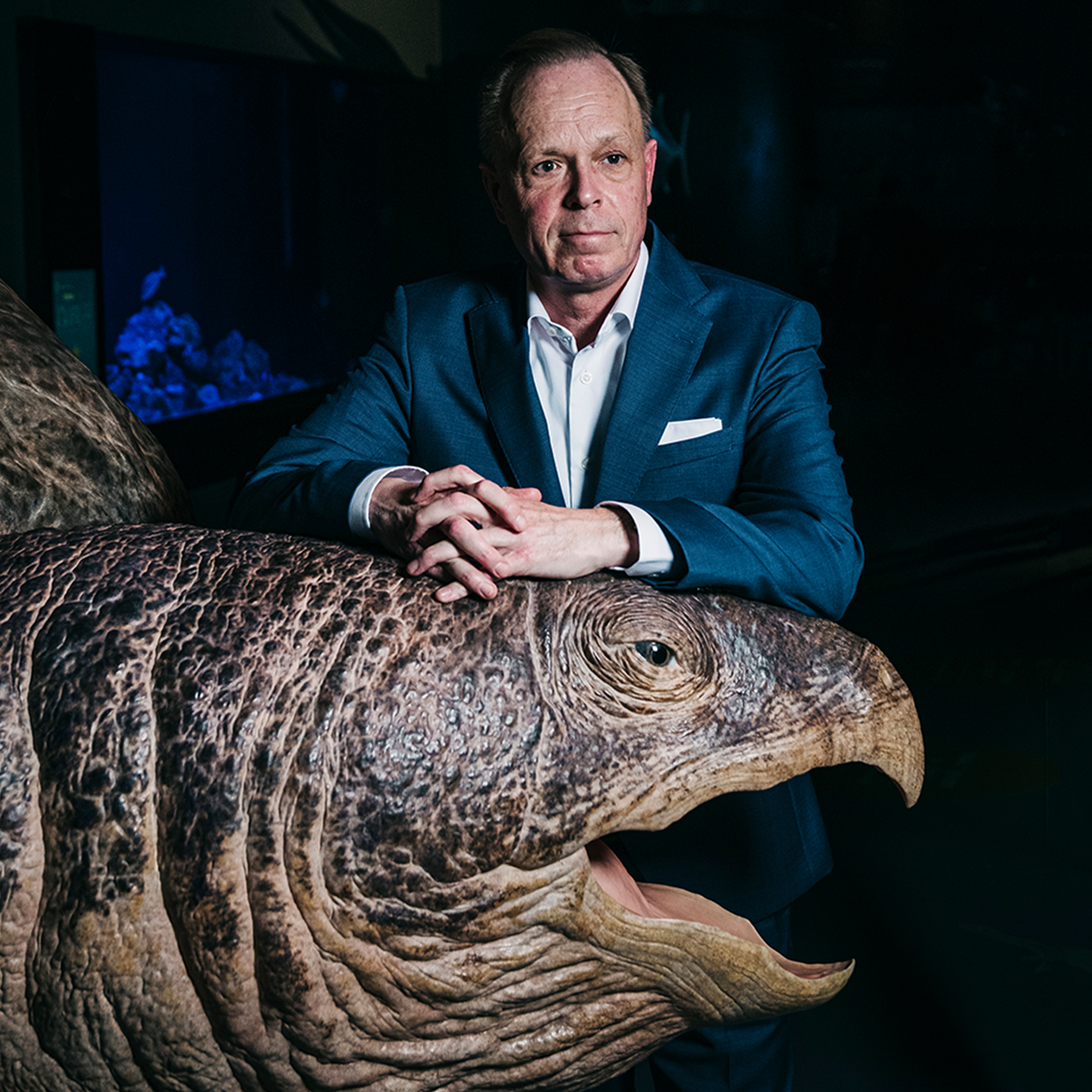 Gennem kriseledelse har Den Blå Planets direktør Jon Diderichsen afværget et økonomisk kollaps