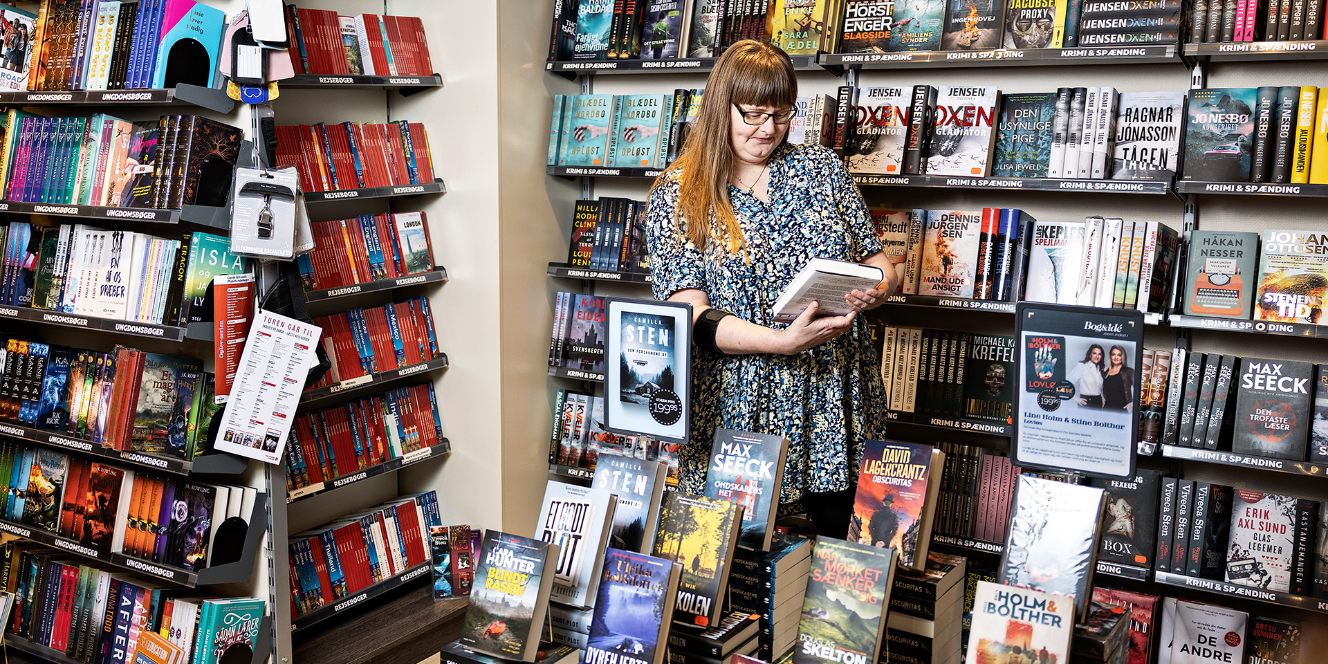 Jette Sønderbek er leder, og lider samtidig af depression