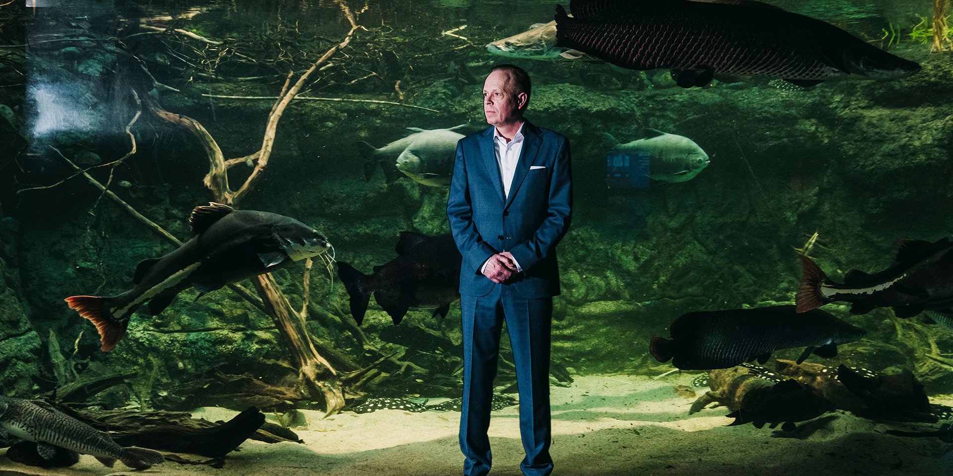 Gennem kriseledelse har Den Blå Planets direktør Jon Diderichsen afværget et økonomisk kollaps