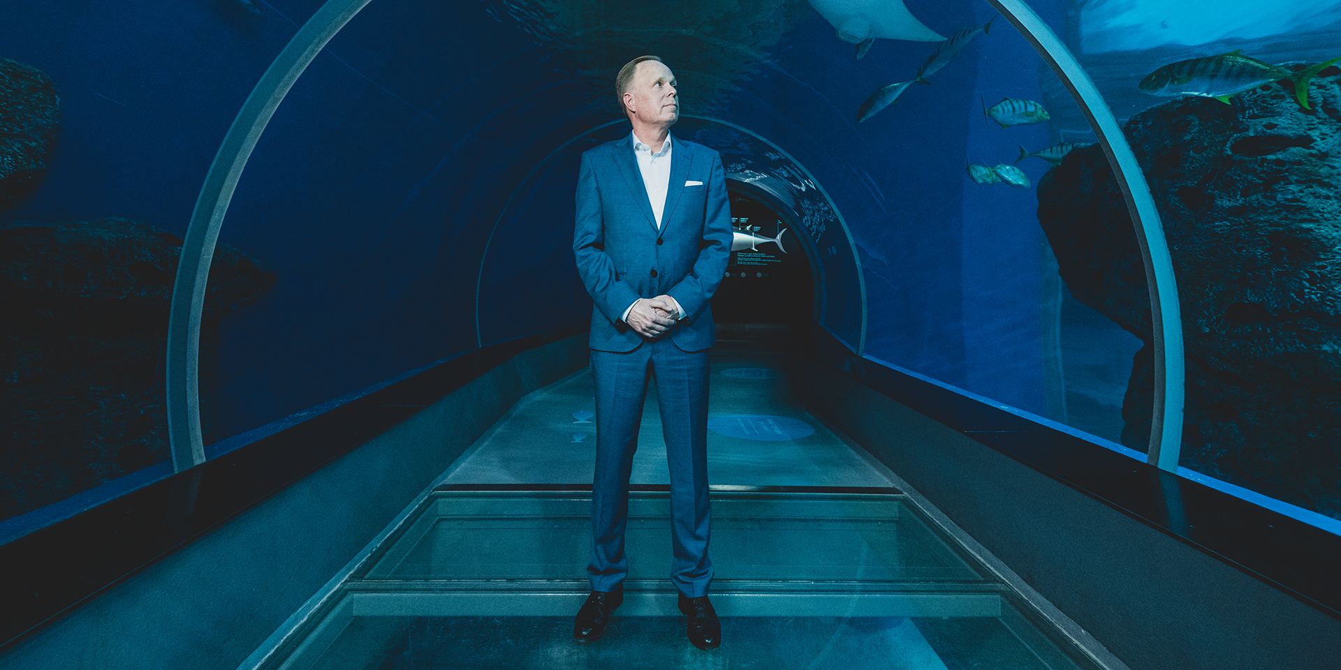 Gennem kriseledelse har Den Blå Planets direktør Jon Diderichsen afværget et økonomisk kollaps