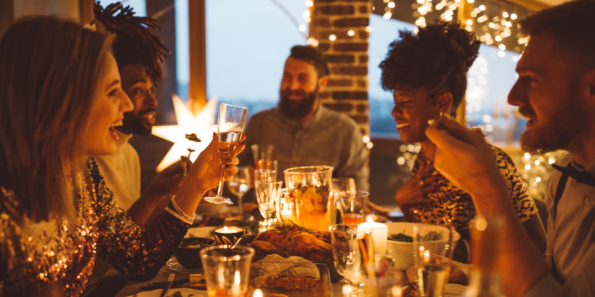 Et selskab til julefrokost