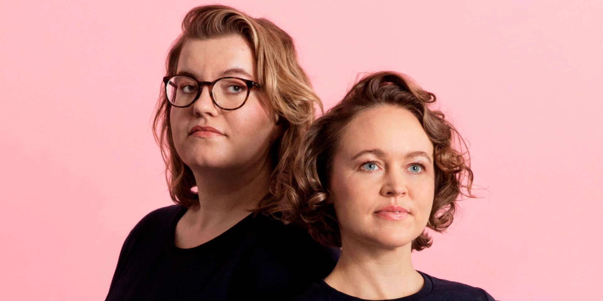 Rikke Østergaard og Naja Lind fra podcasten Karrierekvinder