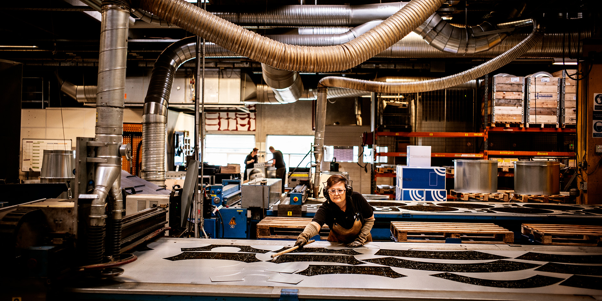 Produktion hos Lindab