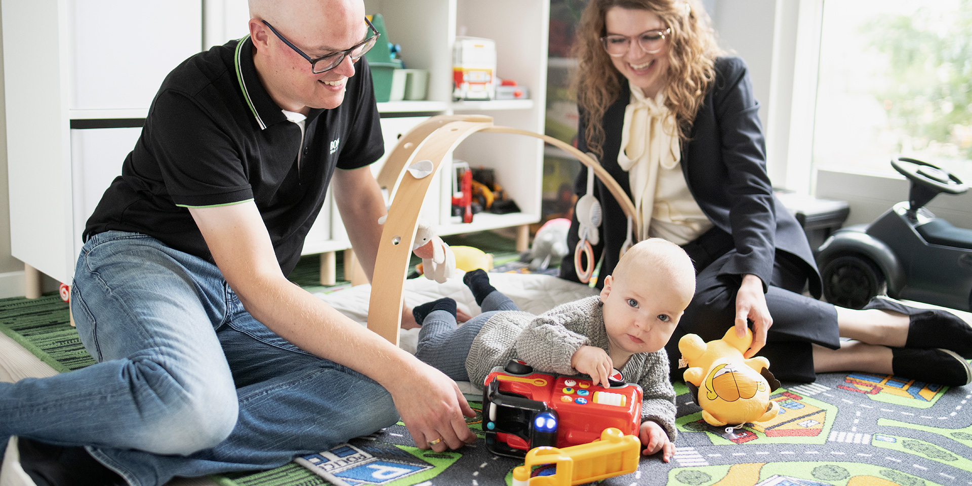 Marianne Skov og hendes mand, Frank Skov, har valgt at dele deres barsel.
