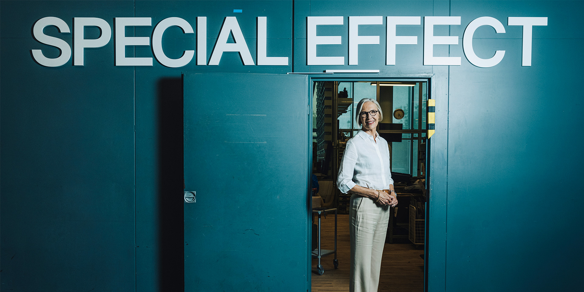 Maria Rørbye Rønn på DRs special effects afdeling