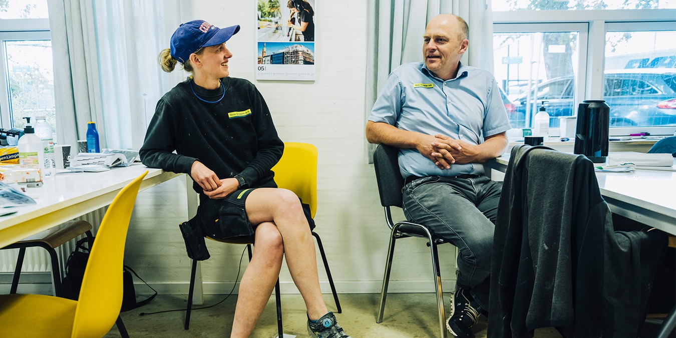 Martin Skou Heidemann og medarbejder Sidsel Boet